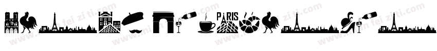 Paris RegularVersion 001.000字体转换